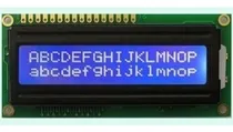 Comprar Display Lcd 16x2 1602 Com Back Azul Pic Atmel Arduino