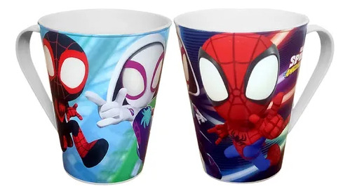 Caneca Spidey 360ml Plasútil Infantil Para Festas Crianças
