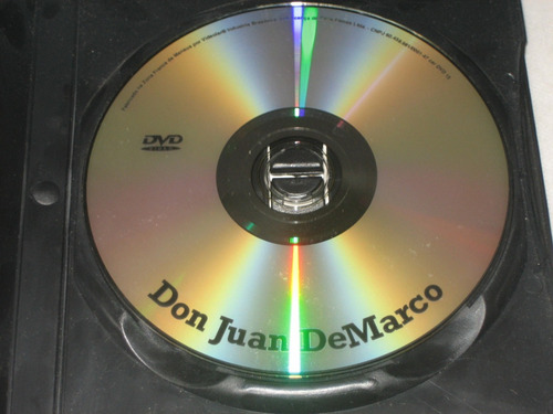 Don Juan De Marco - M. Brando/j. Depp/faye D, - 1994 - Dvd (Usado)