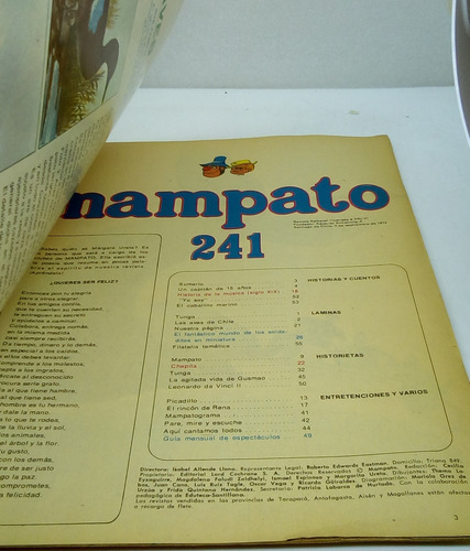 Mampato N. 241. Una Historia Completa De Tunga. (Usado)
