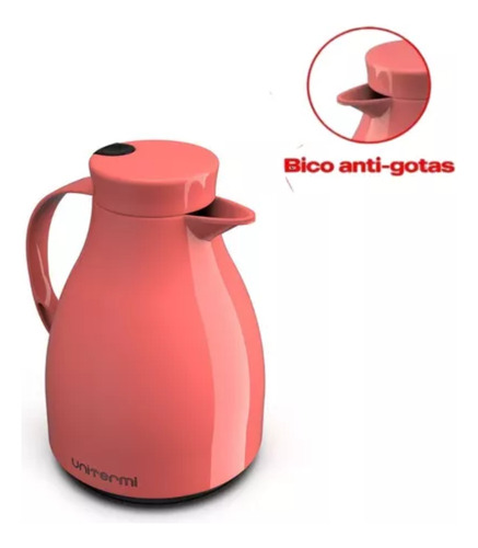 Garrafa Térmica Café Leite Bule Premium 1,0 Lts