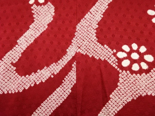 Kimono Rojo De Seda Komon Importado De Japón (Usado)