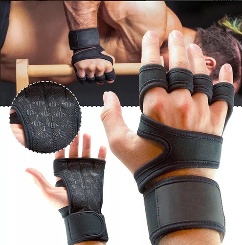 Guantes Ejercicio Gimnasio Pesas Crossfit Calistenia Talla L