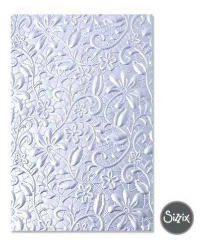Imagen 8 de 9 de Carpeta Embossing 3d Textura Para Troqueladora Sizzix
