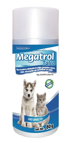 Megatrol Talco Bioseguridad Para Perros Y Gatos