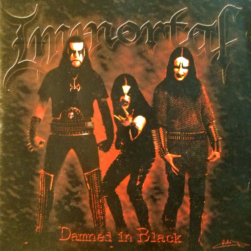 Immortal  Damned In Black  Cd Ed Brasileña 1999