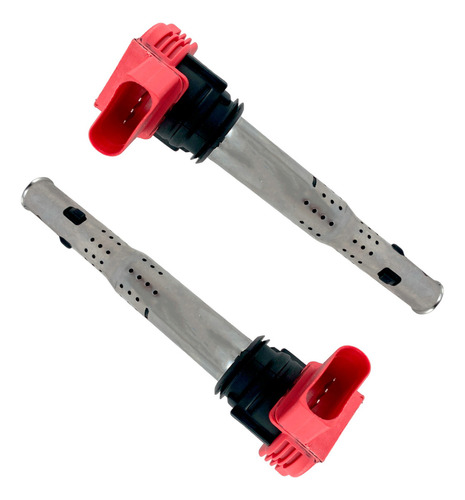 2 Bobinas De Encendido Roja Audi R8 2010-2014 V10 5.2 Lts