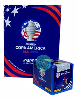 Copa América Usa2024 Panini Album Suave Y Caja C/50 Sobres