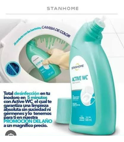 Active W.c. 500 Ml | Gel Desincrustante Desinfectante Stamho
