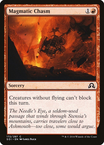 Mtg Magmatic Chasm X4 Playset Shadow Over Innistrad