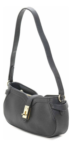 Bolsa De Mão/ombro Média Feminina Preto Lace Lore