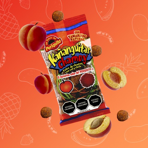 Kañanguitas Chamoy 20 Piezas (400 Grs.)