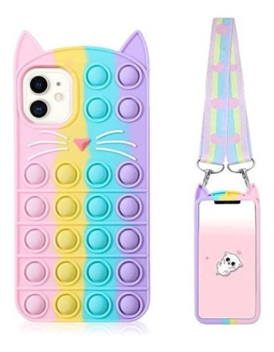 Gddjong Fidget Toys Pop Phone Case Para iPhone 11 Mcqqp
