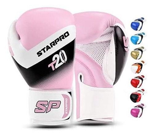 Guantes De Boxeo  Starpro 10 Oz  Light Pink
