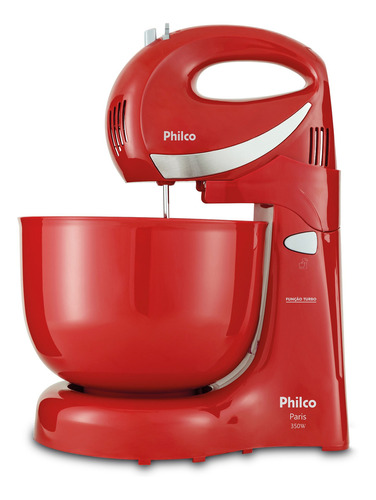 Batedeira Paris 4 Litros Vermelha Philco 110v