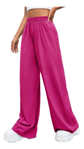 Dama Pantalones Para Mujer Casual Largo Fiesta Pies Anchos