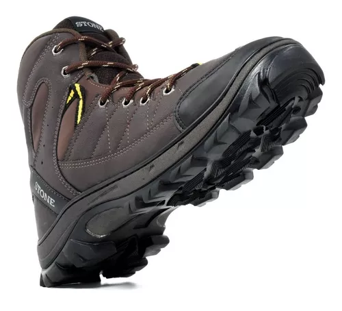 Bota Borcego Trekking Hombre Outdoor Stone 4110