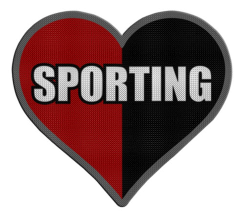 Parche Termoadhesivo Corazon Sporting Punta Alta