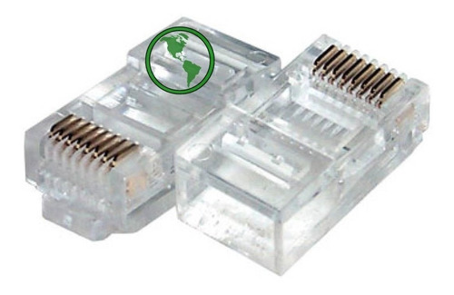 Conector Rj45 Cat6 Bolsa 100 Unidades 