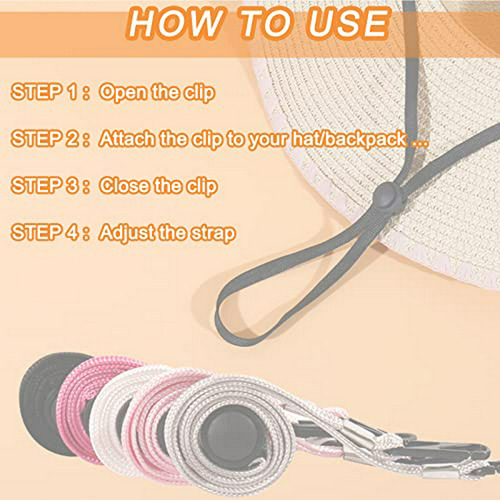 Clips Ajustables Para Gorras: Anti-pérdida Y Resistente Al V