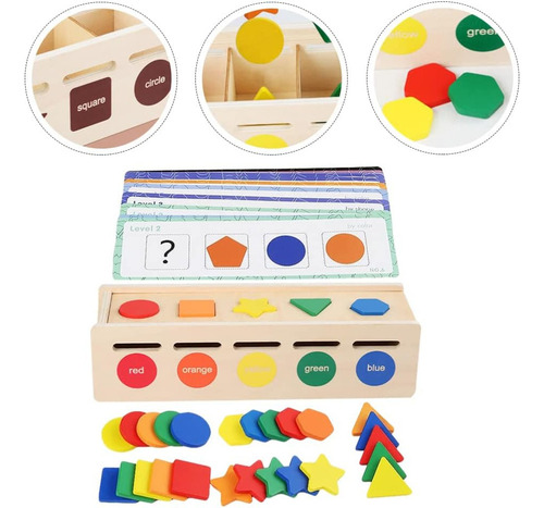 S Rompecabezas Montessori Con Forma De Madera, Juego De