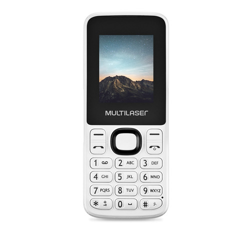 Celular New Up Dual Chip Com Câmera E Bluetooth Mp3 Branco M