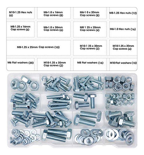 Tkexcellent Juego De Tornillos Hexagonales M6 M8 M10 Y ...