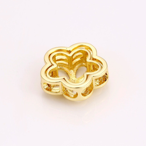 Imagen 7 de 7 de Fino Collar Dije Flor Oro 14k Laminado Dama Estuche Regalo