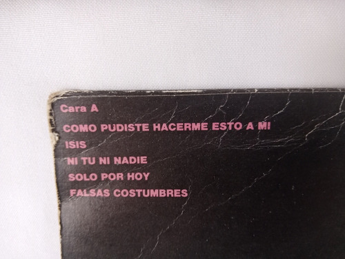 Lp - Alaska Y Dinarama - Ni Tu Ni Nadie - Gamma 1985 (Usado)