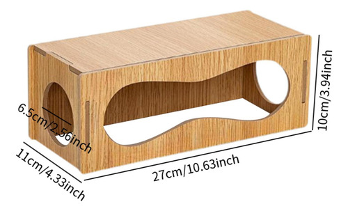 Hámster De Madera De Madera Hámster Juguete 27x11x10cm