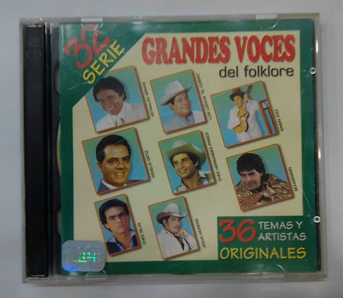 Grandes Voces Del Folklore. Serie 32. Cd Usado. Qqd.