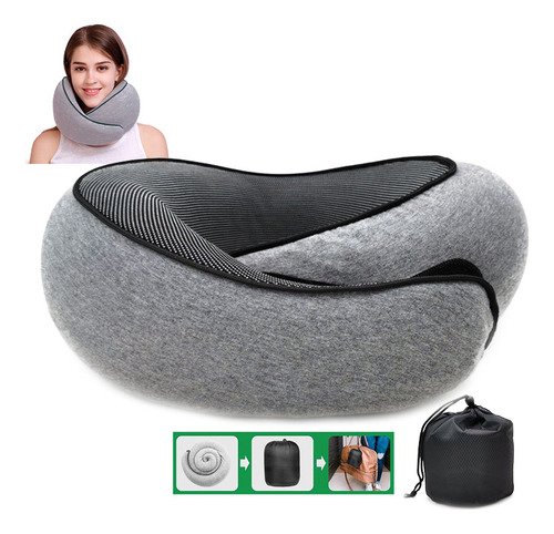 Almohada De Viaje, Cómoda Almohada De Viaje, Espuma En V