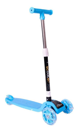 Imagen 2 de 5 de Monopatin Infantil 3 Ruedas Luz Led Luces Regulable