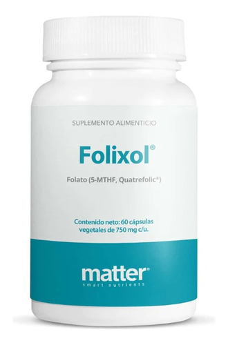 Matter Folixol Folato (5-mthf, Quatrefolic) 60 Caps Sfn