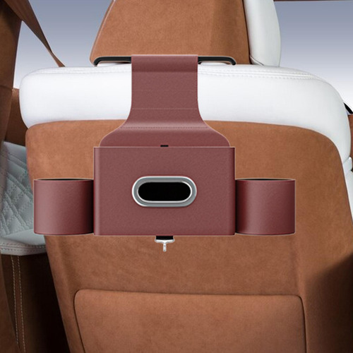 Contenedor De Almacenamiento Para Respaldo De Asiento, Rojo