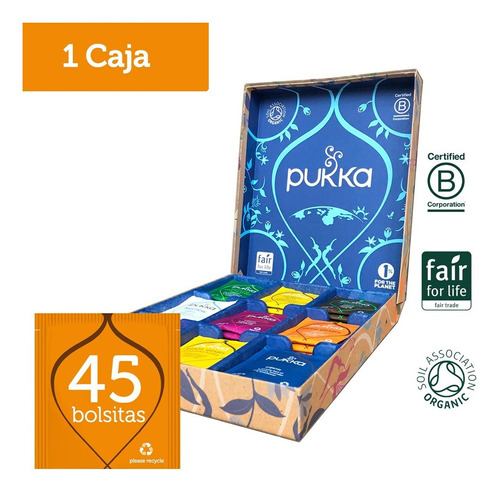 Caja Surtida Té Pukka Selection Box Original - 45 Bolsitas