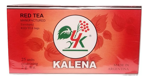 Kalena té rojo 25 saquitos
