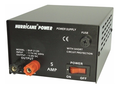 Fuente De Poder Regulada 12v 5amp Hurricane Power Original