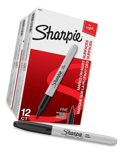 Juego De Marcadores Sharpie 24 U Black1