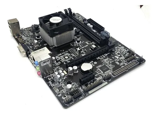 Combo Mother Asrock Am1b-m + Sempron 2650 + R3 + 4gb Ddr3 (Usado)