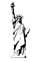 Comprar Adesivo Estátua Da Liberdade - Big Ben - Torre Eiffel Outros