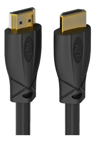 Imagem 3 de 4 de Cabo Hdmi 2.0 5,0mt 4k (ultra Hd) Alta Definição Hs2050 ELG