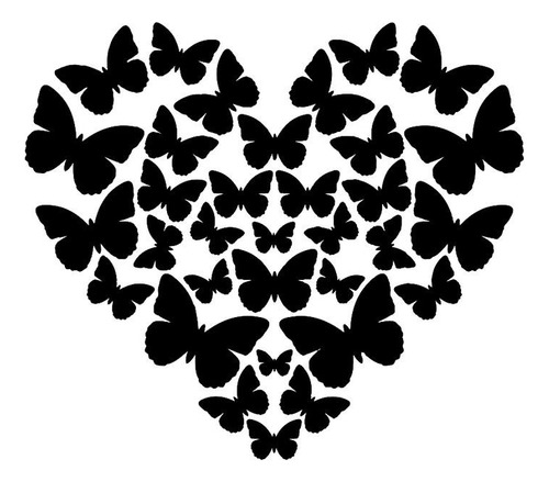 Stencil Mariposas Varias 