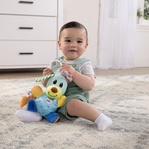 Juguete Interactivo Cachorro Pupsqueak Multicolor Lamaze Color Turquesa