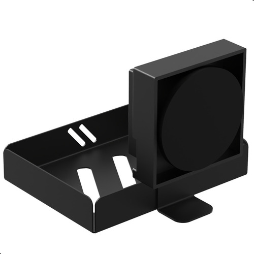 Saboneteira De Parede Porta Sabonete Com Ventosa Preto Max