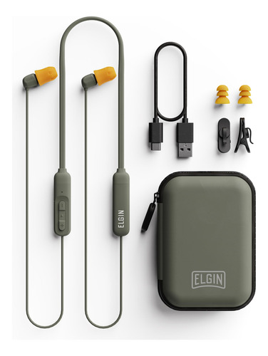Auriculares Bluetooth Elgin Discord Gen 3 Con Aislamiento De