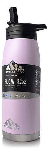 Hydrapeak Flow - Botella De Agua Aislada De 32 Onzas Con Tap