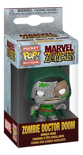 Funko Pop Keychian: Zombies - Zombie Doctor Doom