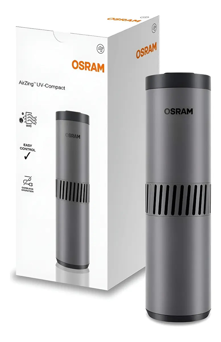 Osram - Luminaria Airzing Uv Compact Purificador Ar Portátil Cinza