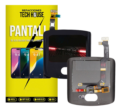 Pantalla Compatible Con Moto Razr 5g Para Xt2071 (externa) Negro